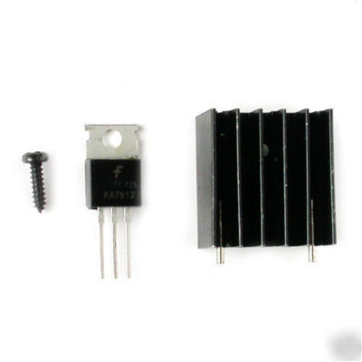 10 pcs LM337 adjustable voltage regulator incl radiator