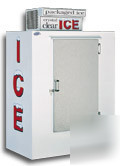 A40 bagged ice storage solid door merchandiser