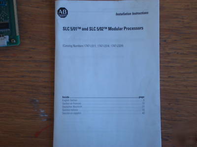 Allen bradley processor unit 1747-L524 ser c frn 7