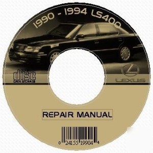 Lexus LS400 1990-1994 factory service manual cd