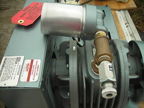 New gast oilless compressor 3 hp motor aaba, 3040-P119G