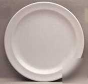 Thunder group plate round white 6-1/2IN |1 dz| NS106W