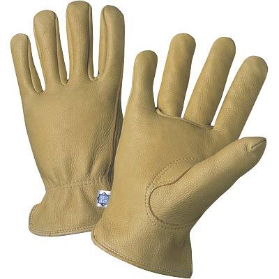West chester rich grain deerskin driving gloves - large