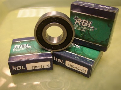 New 3 pc lot rbl bearings 15MM id x 35MM od x 11 mm w