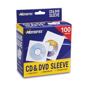 New memorex cd / dvd sleeves
