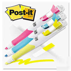 New post-it (689HL3) flag highlighters, blue/yellow/...