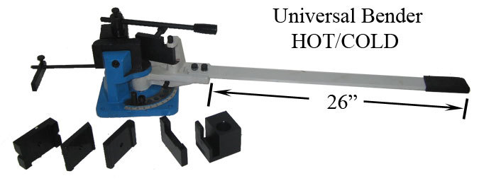 Universal hot cold steel metal bender bending flat 