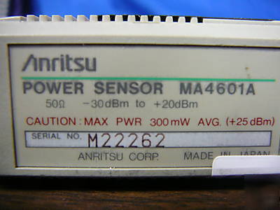 Anritsu MA4601A 5.5 ghz power sensor