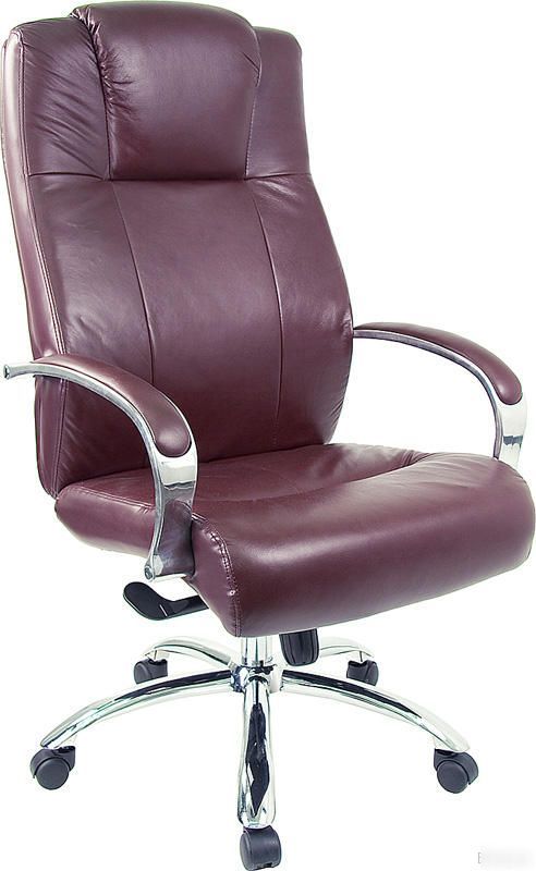 Burgundy executive leather computer office desk chair