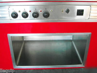 Colorpoint 4 pan food warming steam table 58