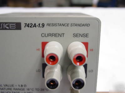 Fluke 742A -1.9 ohm resistance standard
