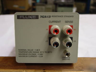 Fluke 742A -1.9 ohm resistance standard