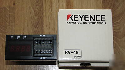 Keyence rv-45 analog sensor controller