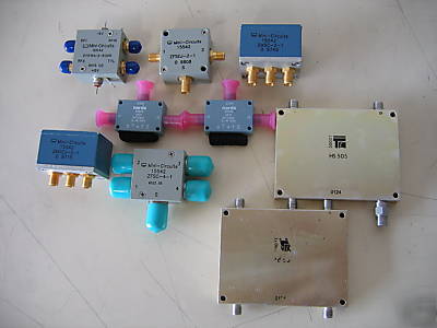 Lot of mini-circuits / narda power splitters