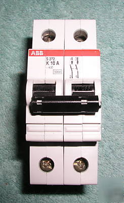 New abb S272-K10 2-pole miniature circuit breaker