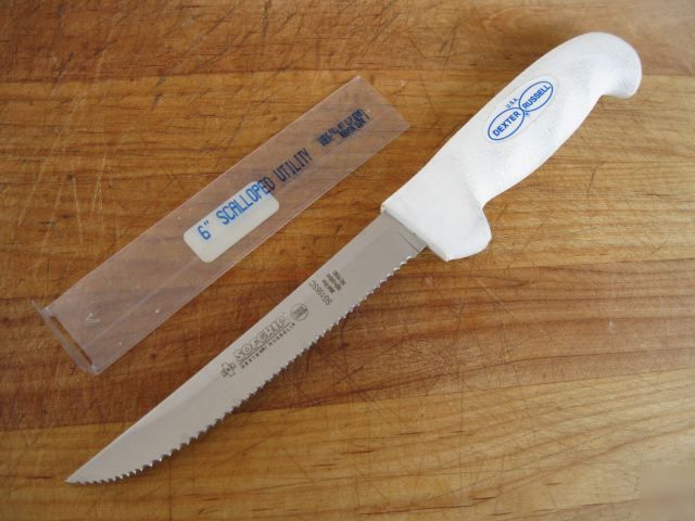 New dexter SG156SC serrated chef's utility boning knife
