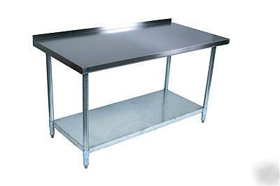 Nsf-commercial stainless steel work prep table 30 x 72