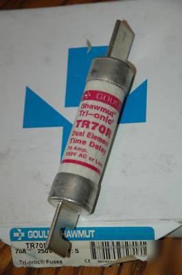 Shawmut - fuse, 70A, 250VAC time delay, TR70R