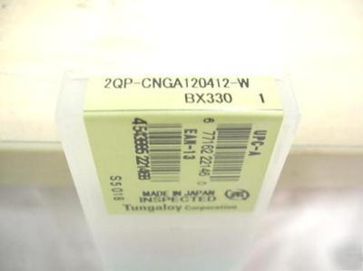 Tungaloy 2QP CNGA120412 w grade BX330 t cbn insert