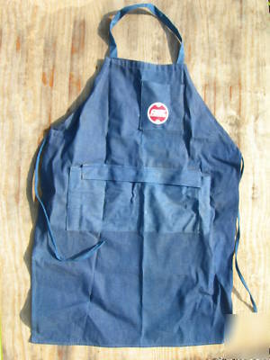 Vintage shop smith tool-chisel-lathe apron nice 
