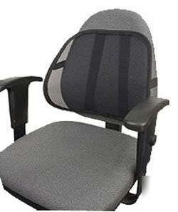 Set of 2 mesh back lumbar supports for car seat, chair