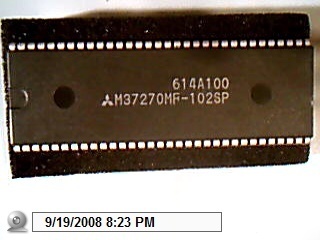  microcomputer single-chip 8-bit cmos M37270MF-102SP