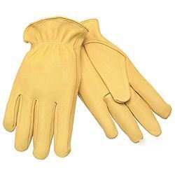 12 pair memphis soft deerskin leather work gloves sz m
