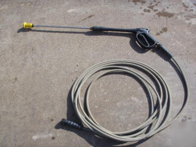 Craftsman pressure washer hose and gun assy used little