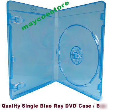 High quality 40 single blu-ray blue dvd logo case box