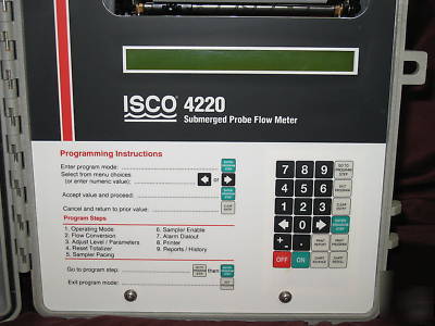 Isco 4220 submerged probe flow meter without probe