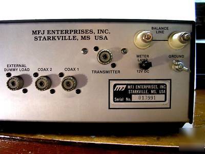 Mfj-986 differential-t 3 kw antenna tuner