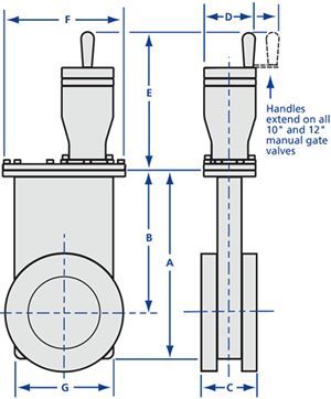 Norcal gv-1502-cf gate valve