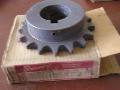 Nos browning roller chain sprocket 80B17 