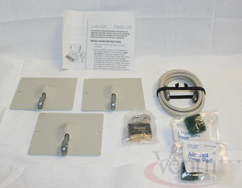 Qualtec lok-KIT1 universal adhesive plate kit 1EA