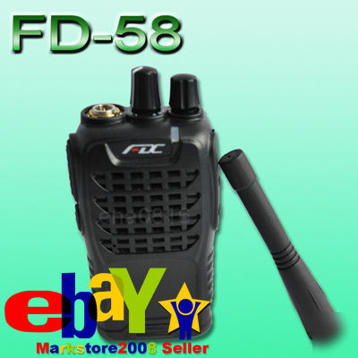 Fdc handheld fm transceiver built-in radio uhf fd-58
