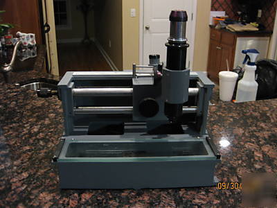 Griffin linear vernier microscope good condition 180MM 