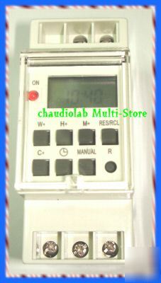 New lcd digital time switch 220-250V 16A 3600W #030210