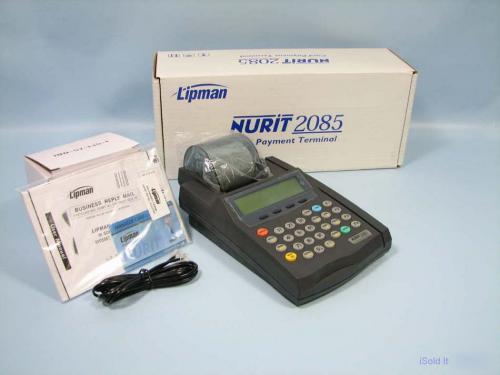 New nurit 2085 card payment terminal 