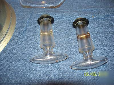 Ace 3 neck reaction flask head & pyrex cylinder & hooks