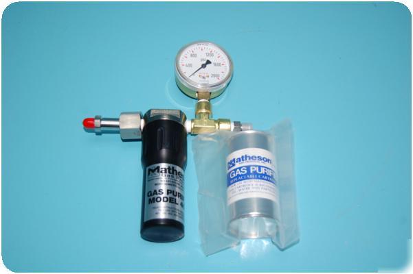 Co valve regulator/matheson 450B gas purifier 30 psi