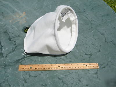 Lot of five (5) 100 micron polyester filter bags (wvo)