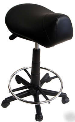 New (sm) saddle stool high lift chair (s-115)