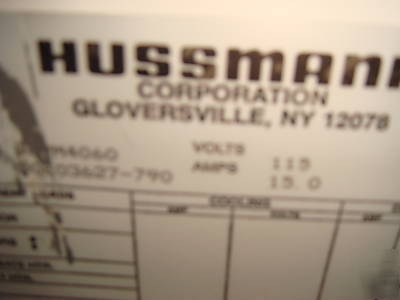 Nice used hussmann gsvm-4060 open display merch cooler 