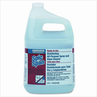 Spic and span disinfecting glass cleaner, 1GAL bottle