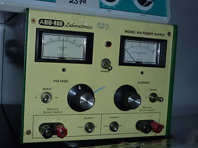 Bio-rad laboratories 500 power supply (item # 2369)