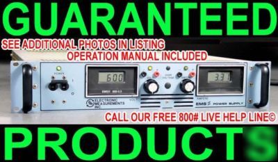 Lambda 0-600V @0-3.3A digital regulated dc power supply