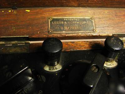 Vintage leeds & northrup type s test equipment