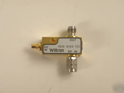 Wiltron V250 bias tee dc - 60GHZ 1.85MM