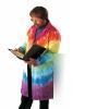 Tie dyed lab coat size 52 100 percent cotton unisex