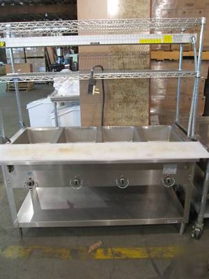 4 bays electric steam table - excellent condition